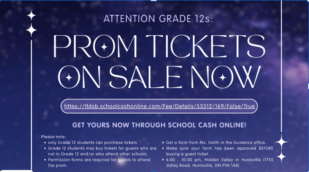 Prom tickets sales 